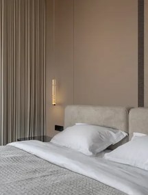 LED zlato-cognac moderný luster Bento 58