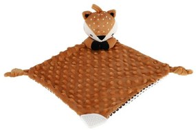 Usínačik babyted Srnček, hryzátko, hrkálka plyš 25 x 25cm, hnedá