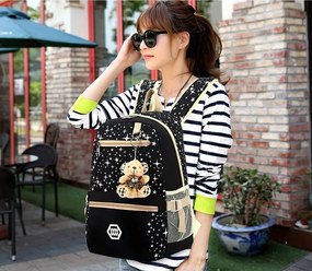 Bagito Školský batoh Hviezdy 3v1