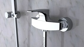 Sapho Sapho, CORNELI podomietková sprchová batéria, 2 výstupy, otočný prepínač, chróm, CE43