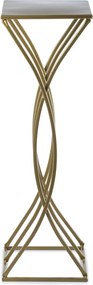 STOJAN NA KVETINÁČ TWIST 75X23X23 CM ZLATÁ