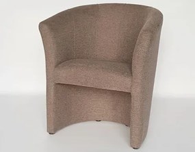 Kreslo Boston, hnedá látka%