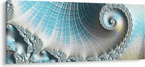 Obraz texturovanej špirály (120x50 cm)