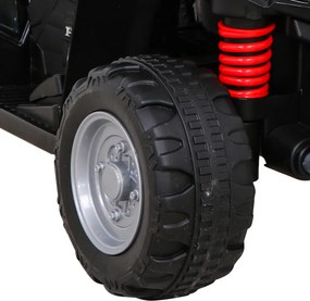 Ramiz Štvorkolka Honda 250X TRX na batérie čierna + klaksón + LED + ekokoža