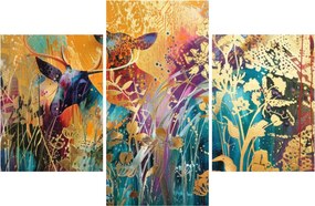 Obraz - Abstraktná maľba prírody (90x60 cm)
