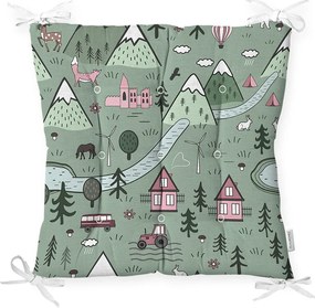 Sedák s prímesou bavlny Minimalist Cushion Covers Village, 40 x 40 cm