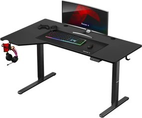 Elektrický výškovo nastaviteľný stôl Hero 9.1 čierny