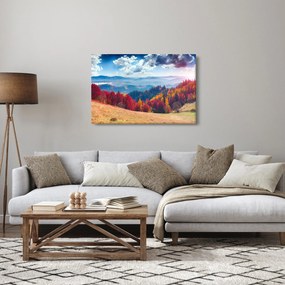 Obraz farebné jesenné krajiny (90x60 cm)