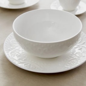 Miska SYLIA biela s ornamentom SS23 844039