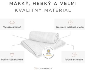 Uterák CLARYSSE ELEGANCE 60x110 cm pieskový, 100% bavlna