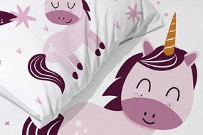 Detské bavlnené obliečky UNICORN 100x135cm