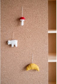 Knižnica z borovicového dreva s nástenkou Karup Design Slide