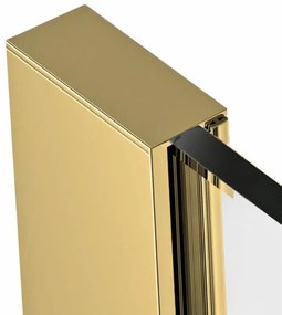 Erga Paris, U-profilová lišta pre sprchové zásteny s hrúbkou skla 8mm, dĺžka 200cm, zlatá lesklá, ERG-V02-PARIS-PROFILE-GD