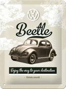Plechová ceduľa Volkswagen VW - Beetle Retro