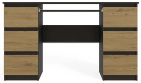 Písací stôl Kuba Antracit/Artisan Antracit