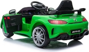 LEAN CARS Elektrické autíčko Mercedes GTR zelené, LED, MP3