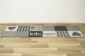 Koberec kuchynský Flex 19053/08 sivý