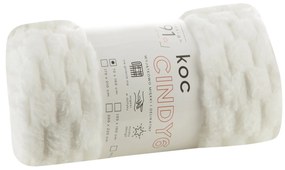 DEKA Z MIKROFLANELU CINDY6 70X160 CM BIELA