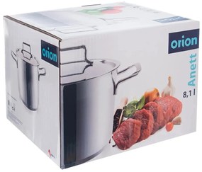 Hrniec s pokrievkou - nerezový ORION ANETT (8,1L), 8,1 l