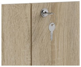 Komponent - dvierka v dekore duba v prírodnej farbe 84x105 cm Prima – Tvilum