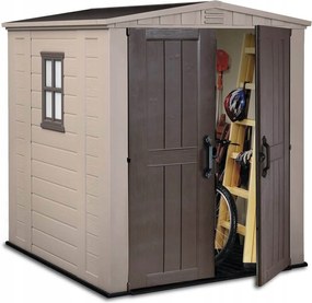 Záhradný domček na náradie Keter Factor 6x6 na náradie Prístrešok 195x173 cm XL