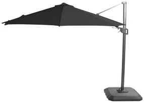 Tmavosivý slnečník ø 300 cm Shadowflex – Hartman