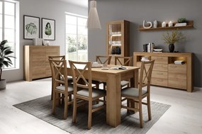 Široká komoda Sky, dub riviera