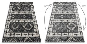 Kusový koberec Umberto sivočierný 200x290cm