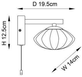Endon 97182 - Kúpeľňové nástenné svietidlo MOBIAS 1xG9/3W/230V IP44 mosadz