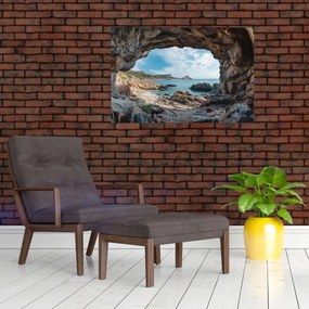 Obraz - Jaskyňa pri mori (90x60 cm)