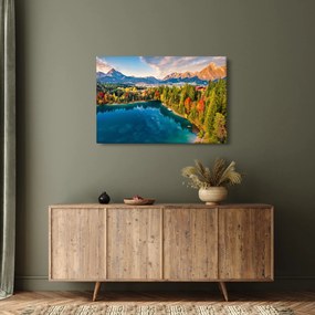 Obraz - Jazero Urisee, Rakúsko (90x60 cm)