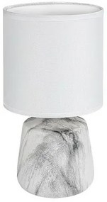 Rabalux 74067 stolná lampa Nalisa, valcovitá, biela