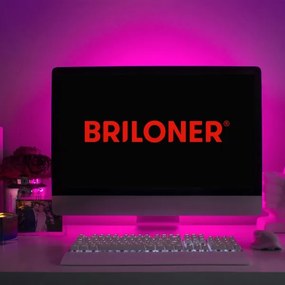 Brilo - LED RGB Stmievateľný pásik 6,6m LED/6W/USB + DO