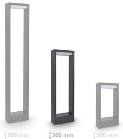 Brilagi-LED Vonkajšia lampa RAGUSA LED/7W/230V 3000/4000/6000K antrac. IP54 50 cm