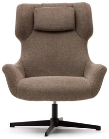Hnedé kreslo Zalina – Kave Home