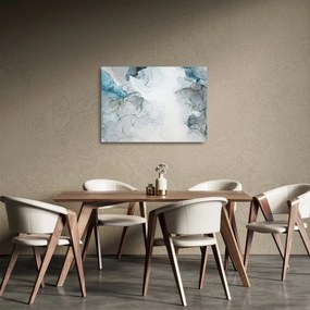 Sklenený obraz - Modrý mramor (70x50 cm)