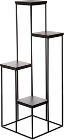 STOJAN NA KVETINÁČ KASKADA1 110X40X40 CM ČIERNA