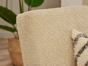 Čalúnené kreslo HENLEY boucle béžové