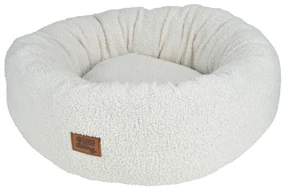 Krémový pelech pre psa ø 55 cm – Love Story