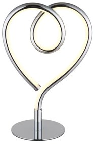 Globo 28054C - LED Stolná lampa AMORE LED/6W/230V lesklý chróm