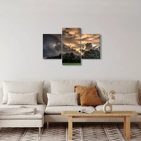 Obraz mračien a lesa (90x60 cm)