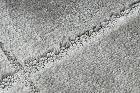 Kúpeľňový koberček SUPREME LINES línie, sivý