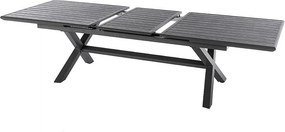 DEOKORK Hliníkový stôl BERGAMO I. 220/279 cm (antracit)