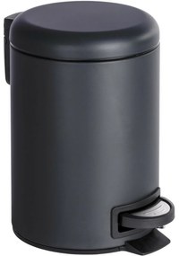 Wenko Pedálový odpadkový kôš Leman 3 l, čierna, 3 l