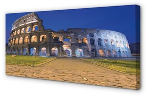 Obraz na plátne Sunset Rome Colosseum 120x60 cm