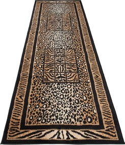 TA Koberec 6600A ČIERNY ATLAS PP Rozmer: 70x250 cm