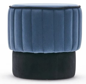 Stolička Rose Pouf Blue