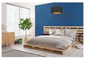 Závesné svietidlo Shade, 1x textilné tienidlo (výber z 2 farieb), (výber z 2 farieb konštrukcie), (fi 40cm), g