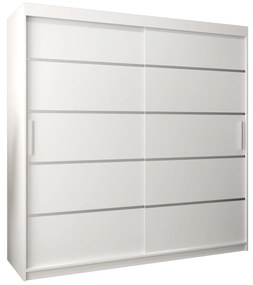 Šatníková skriňa 200 cm Verika 1 200 (biela). Akcia -21%. Vlastná spoľahlivá doprava až k Vám domov. 1063732