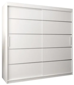Šatníková skriňa 250 cm Verika 1 250 (biela). Vlastná spoľahlivá doprava až k Vám domov. 1063746
